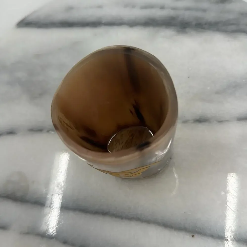 New! Handcrafted Viking horn of Odin/ Celtic trinity shot glass